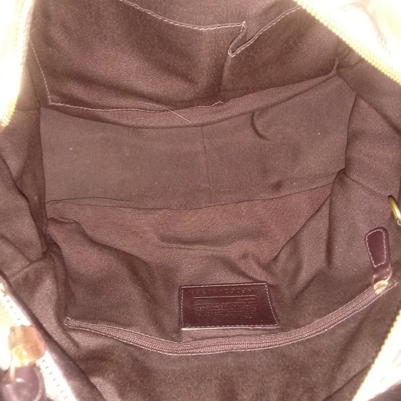 Coach Gold Patchwork Satchel